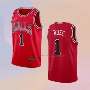 Camiseta Chicago Bulls Derrick Rose NO 1 Icon Rojo