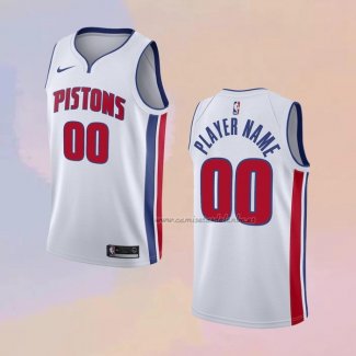 Camiseta Detroit Pistons Personalizada Association Blanco