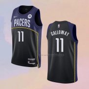 Camiseta Indiana Pacers Langston Galloway NO 11 Ciudad 2022-23 Azul