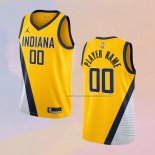 Camiseta Indiana Pacers Personalizada Statement Amarillo