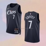 Camiseta Los Angeles Clippers Amir Coffey NO 7 Ciudad 2023-24 Azul