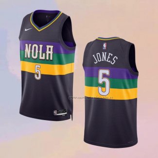 Camiseta New Orleans Pelicans Herbert Jones NO 5 Ciudad 2022-23 Violeta