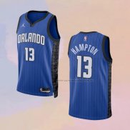 Camiseta Orlando Magic R.J. Hampton NO 13 Statement 2022-23 Azul