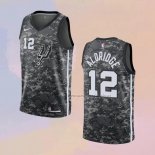 Camiseta San Antonio Spurs LaMarcus Aldridge NO 12 Ciudad Camuflaje