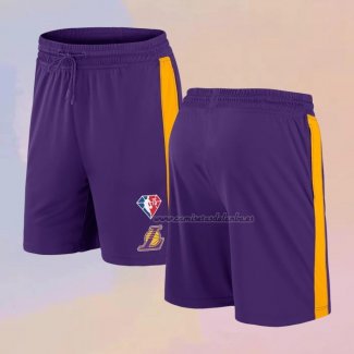 Pantalone Los Angeles Lakers 75th Anniversary Violeta