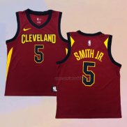 Camiseta Cleveland Cavaliers Dennis Smith Jr. NO 5 Icon 2018 Rojo