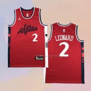 Camiseta Los Angeles Clippers Kawhi Leonard NO 2 Statement 2024-25 Rojo