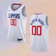 Camiseta Los Angeles Clippers Personalizada Association 2020-21 Blanco