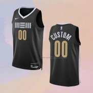 Camiseta Memphis Grizzlies Personalizada Ciudad 2023-24 Negro