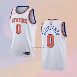 Camiseta New York Knicks Donte Divincenzo NO 0 Association Blanco