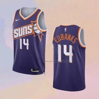 Camiseta Phoenix Suns Drew Eubanks NO 14 Icon 2023-24 Violeta