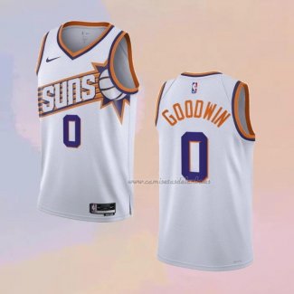 Camiseta Phoenix Suns Jordan Goodwin NO 0 Association 2023-24 Blanco