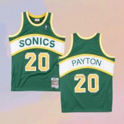 Camiseta Seattle SuperSonics Gary Payton NO 20 Historic Retro Verde