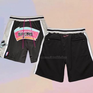 Pantalone San Antonio Spurs Just Don 1998-99 Negro