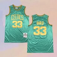 Camiseta Boston Celtics Larry Bird NO 33 Mitchell Ness 1985-86 Verde