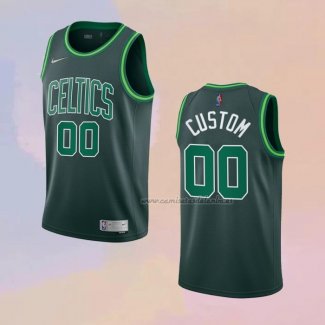 Camiseta Boston Celtics Personalizada Earned 2020-21 Verde