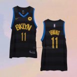 Camiseta Brooklyn Nets Kyrie Irving NO 11 Fashion Royalty Negro