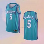 Camiseta Charlotte Hornets Mark Williams NO 5 Classic 2023-24 Verde