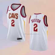 Camiseta Cleveland Cavaliers Collin Sexton NO 2 Association Blanco