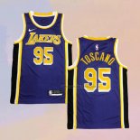 Camiseta Los Angeles Lakers Juan Toscano-Anderson NO 95 Statement 2020-21 Violeta