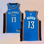 Camiseta Oklahoma City Thunder James Harden NO 13 Icon Azul