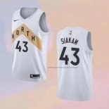 Camiseta Toronto Raptors Pascal Siakam NO 43 Ciudad Blanco