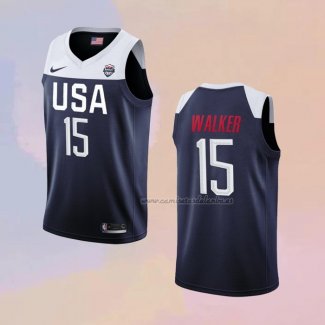 Camiseta USA Kemba Walker 2019 FIBA Basketball World Cup Azul