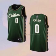 Camiseta Boston Celtics Jayson Tatum NO 0 Ciudad 2022-23 Verde