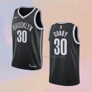 Camiseta Brooklyn Nets Seth Curry NO 30 Icon 2021-22 Negro