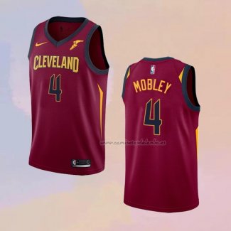 Camiseta Cleveland Cavaliers Evan Mobley NO 4 Icon Rojo