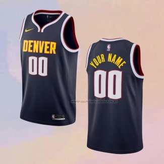 Camiseta Denver Nuggets Personalizada Icon 2020-21 Azul