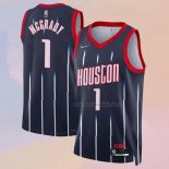 Camiseta Houston Rockets Tracy McGrady NO 1 Ciudad 2021-22 Azul