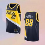 Camiseta Indiana Pacers Goga Bitadze NO 88 Ciudad 2021-22 Azul