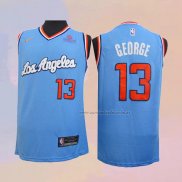 Camiseta Los Angeles Clippers Paul George NO 13 2019-20 Azul