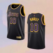 Camiseta Los Angeles Lakers Jared Dudley NO 10 Earned 2020-21 Negro