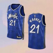 Camiseta Orlando Magic Moritz Wagner NO 21 Classic 2023-24 Azul