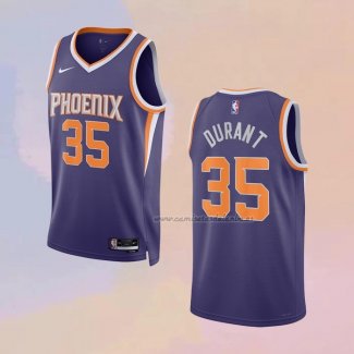 Camiseta Phoenix Suns Kevin Durant NO 35 Icon Violeta