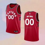 Camiseta Toronto Raptors Personalizada Icon Rojo