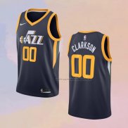 Camiseta Utah Jazz Jordan Clarkson NO 00 Icon Azul