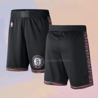 Pantalone Brooklyn Nets Ciudad 2019 Negro