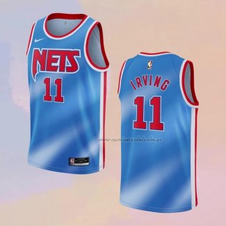 Camiseta Brooklyn Nets Kyrie Irving NO 11 Classic 2020-21 Azul