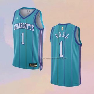 Camiseta Charlotte Hornets LaMelo Ball NO 1 Classic 2023-24 Verde