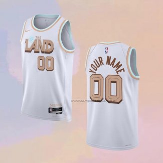 Camiseta Cleveland Cavaliers Personalizada Ciudad 2022-23 Blanco