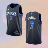 Camiseta Dallas Mavericks Dwight Powell NO 7 Ciudad 2023-24 Azul