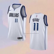 Camiseta Dallas Mavericks Kyrie Irving NO 11 Association 2022-23 Blanco