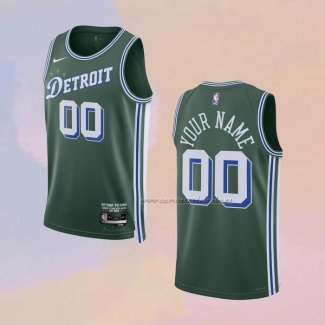 Camiseta Detroit Pistons Personalizada Ciudad 2022-23 Verde