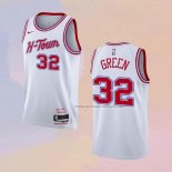 Camiseta Houston Rockets Jeff Green NO 32 Ciudad 2023-24 Blanco