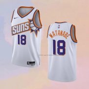 Camiseta Phoenix Suns Yuta Watanabe NO 18 Association 2023-24 Blanco