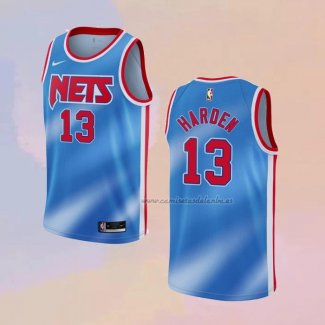 Camiseta Brooklyn Nets James Harden NO 13 Classic 2020-21 Azul