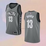 Camiseta Brooklyn Nets James Harden NO 13 Statement 2020 Gris